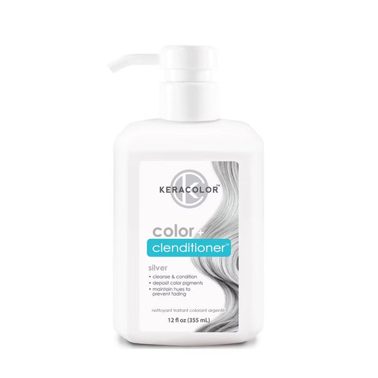 Silver Keracolor Color + Clenditioner Temporary Hair Color - 12 fl oz