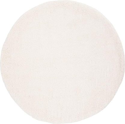 Fontana Shag Collection 8' x 8' Round Ivory