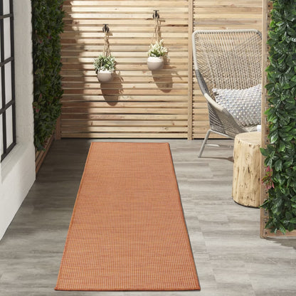 2’2 x 10 Nourison Positano Solid Indoor Outdoor Rug