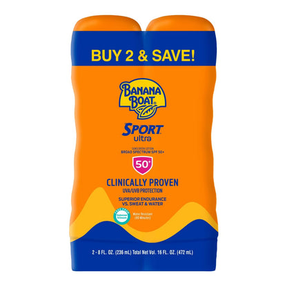 Banana Boat Ultra Sport Sunscreen Lotion 50+