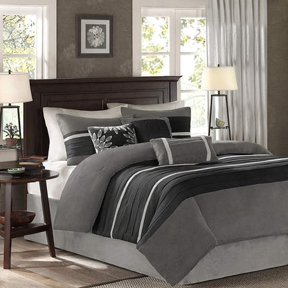 King Madison Park Palmer 7 Piece Comforter Set