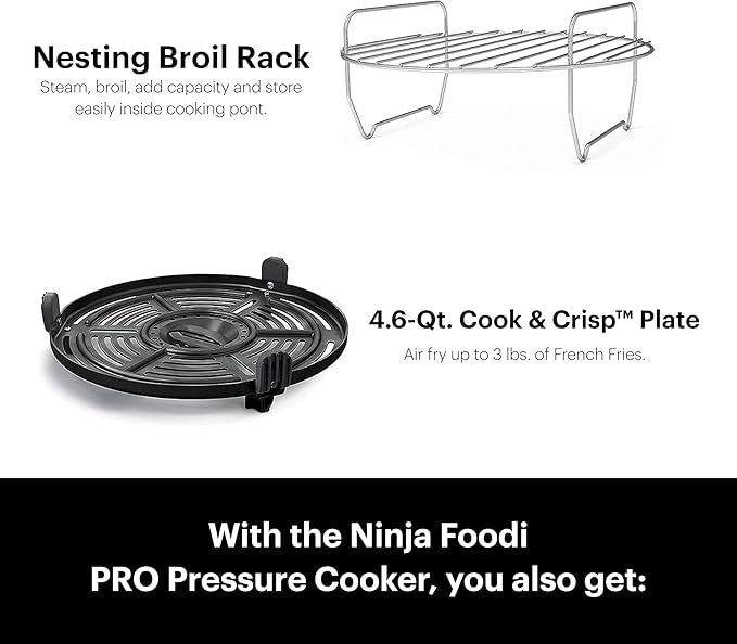 Ninja FD302 Foodi 11-in-1 Pro 6.5 qt. Pressure Cooker & Air Fryer