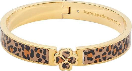 Kate Spade New York Heritage Spade Leopard Hinged Bangle Multi 2 One Size