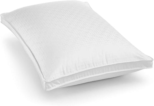 Queen Hotel Collection European White Goose Down Standard Queen Firm Support Pillow for Side Sleepers