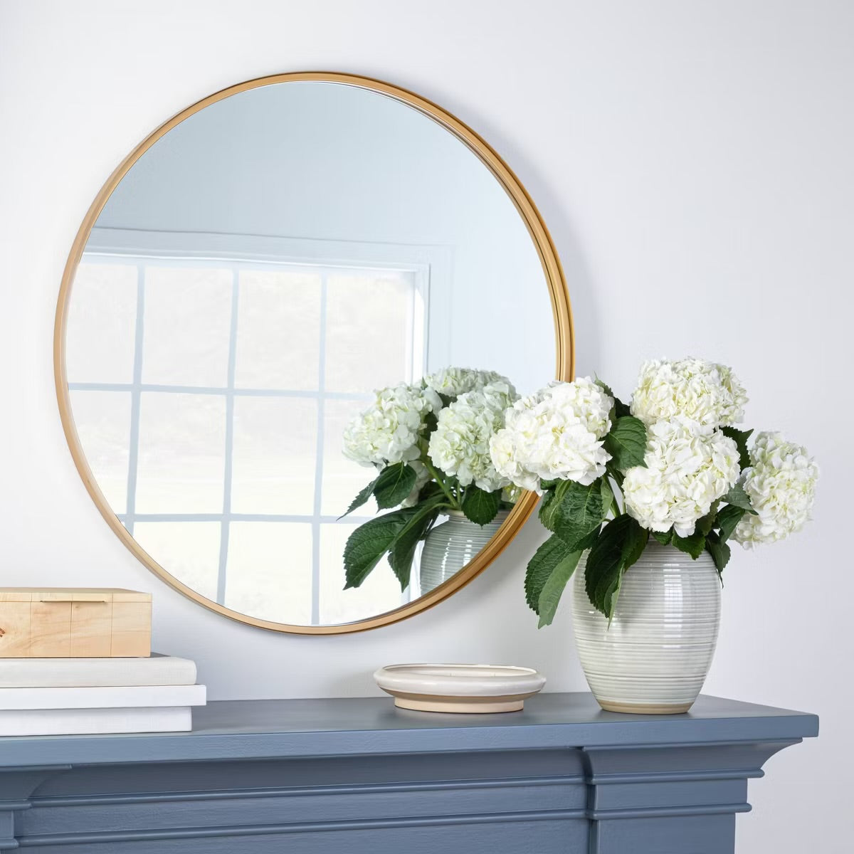 28” Round Decorative Wall Mirror - Threshold