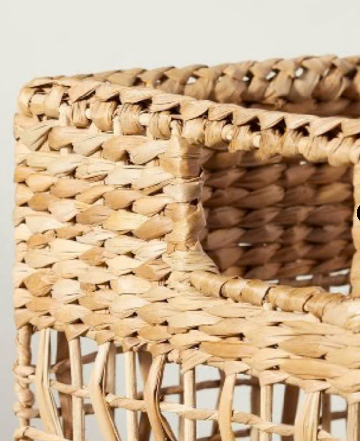 Medium Natural Woven Storage Basket - Hearth & Hand