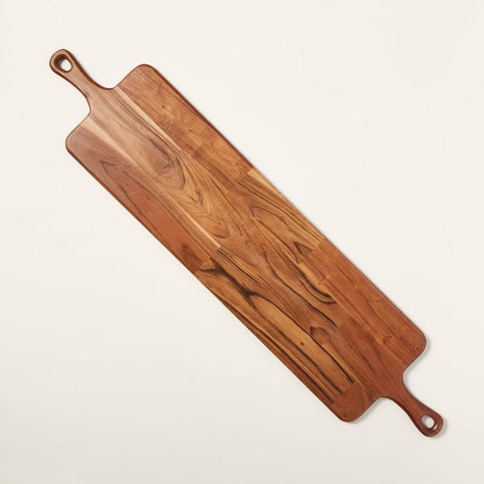 40"x9" Wooden Paddle Serving Board with Handles - Hearth & Hand