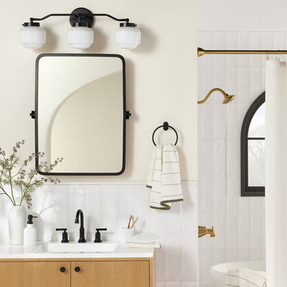 22"x30" Rectangular Bathroom Vanity Pivot Mirror - Hearth & Hand