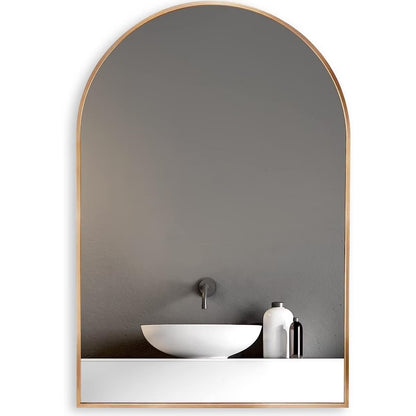 Aluminum Alloy Framed Rectangular Bathroom Mirrors - The Pop Home