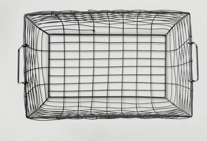 Large Wire Storage Basket Black - Hearth & Hand