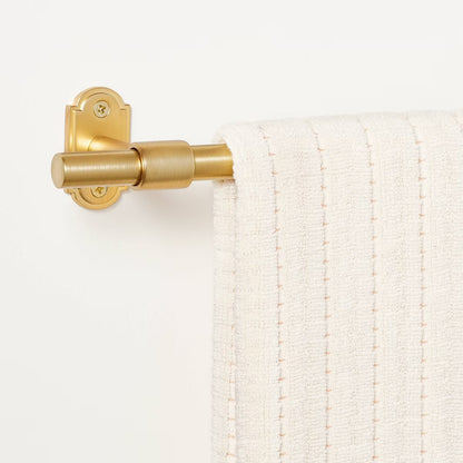 24" Classic Metal Towel Bar Brass Finish - Hearth & Hand with Magnolia