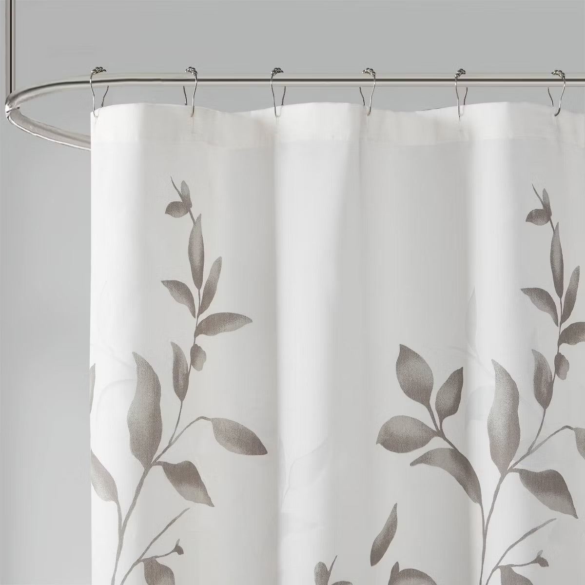 Rosalie Burnout Printed Shower Curtain