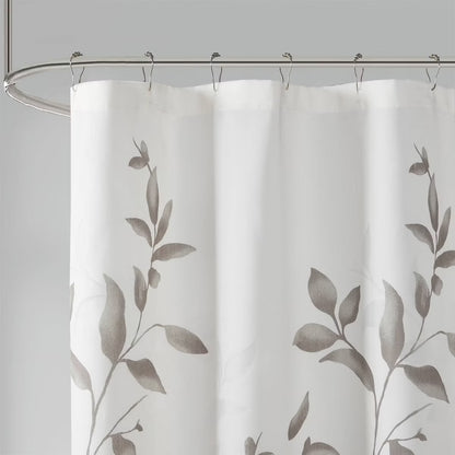 Rosalie Burnout Printed Shower Curtain