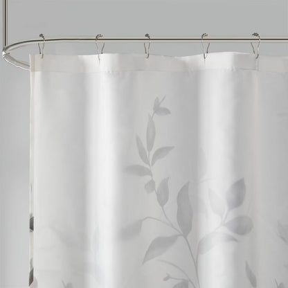 Rosalie Burnout Printed Shower Curtain