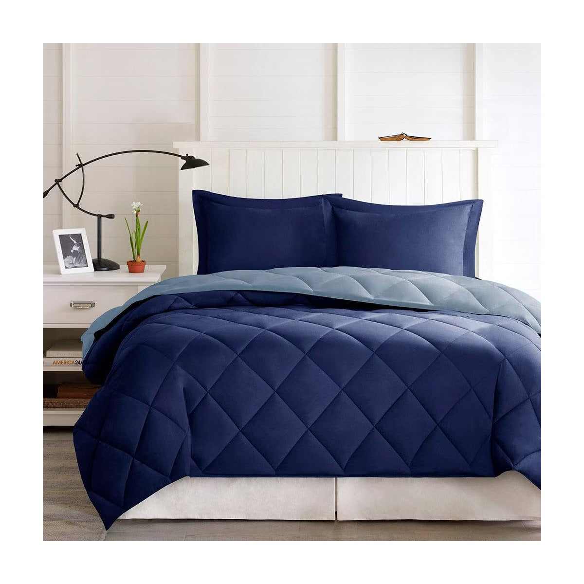 King Windsor Reversible Down Alternative Comforter Set