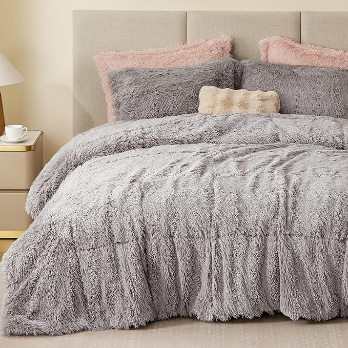 Full/Queen Intelligent Design Malea Shaggy Comforter Set