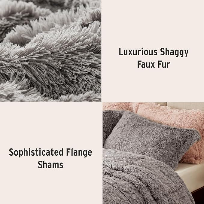 Full/Queen Intelligent Design Malea Shaggy Comforter Set