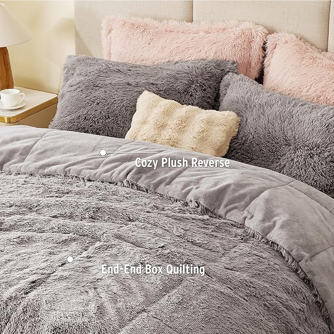 Full/Queen Intelligent Design Malea Shaggy Comforter Set