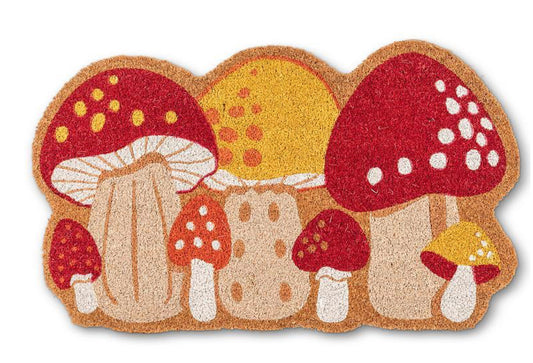 Colourful Mushroom Shaped Doormat