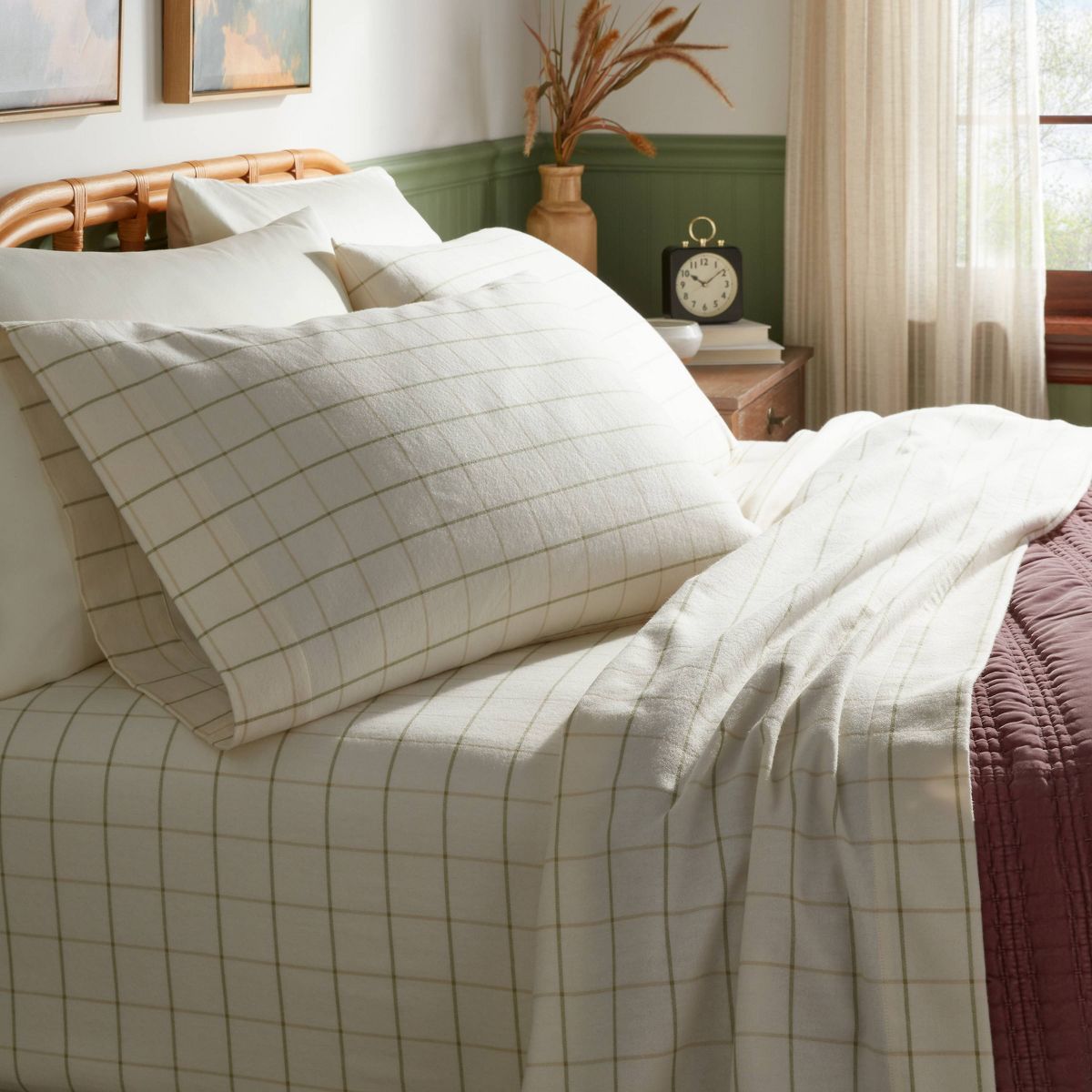 Twin Flannel Sheet Set - Threshold