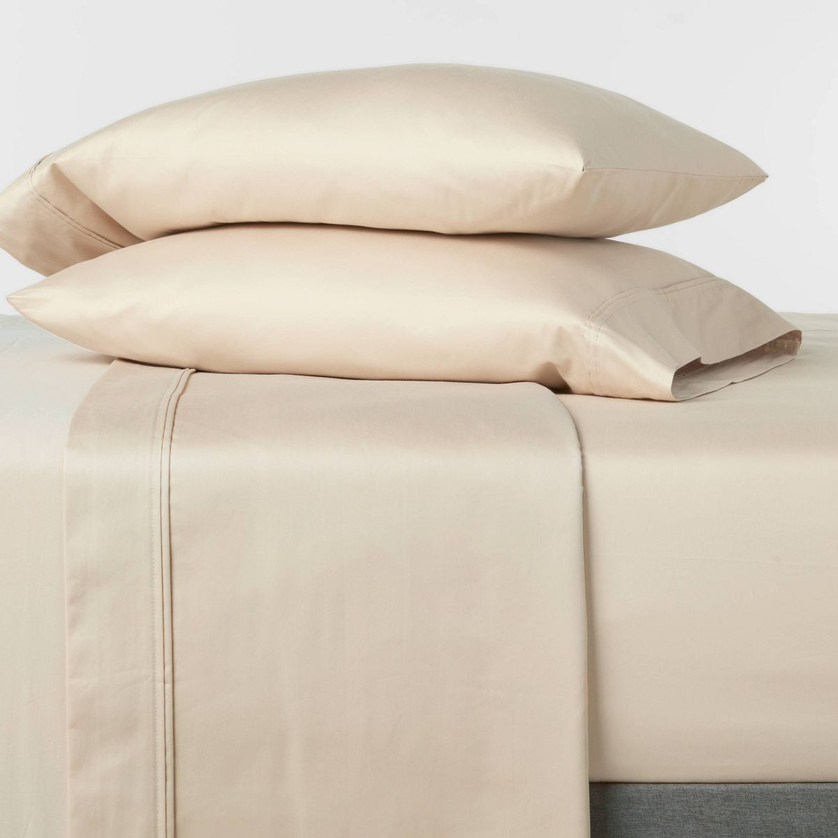 Twin Solid Performance 400 Thread Count Sheet Set - Threshold