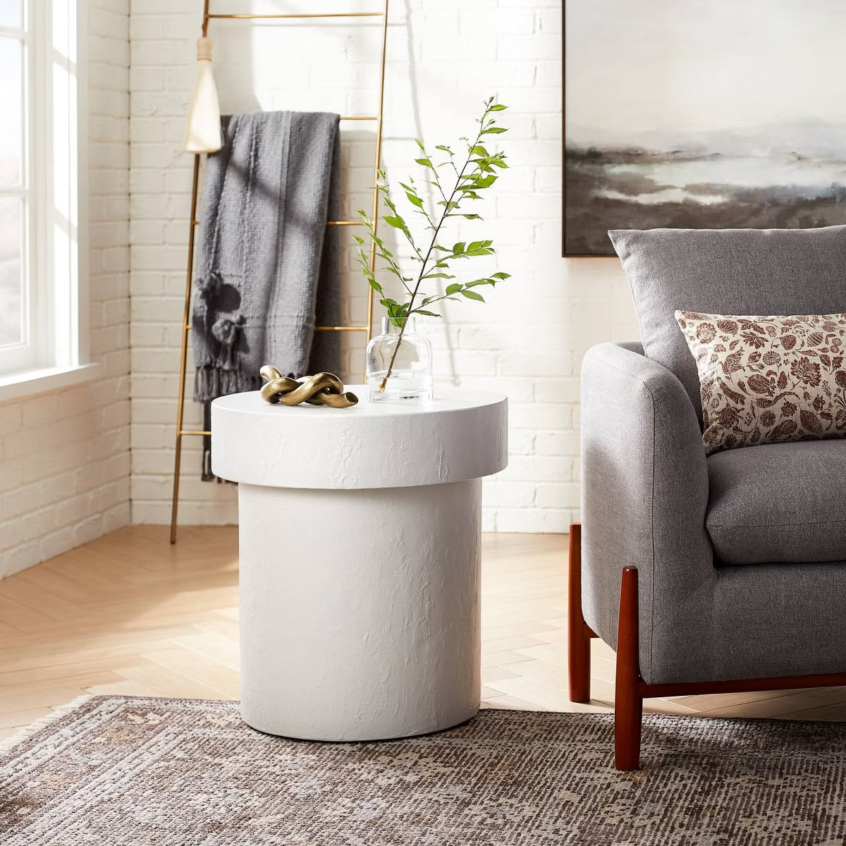 Arbon Accent Table White - Threshold designed with Studio McGee