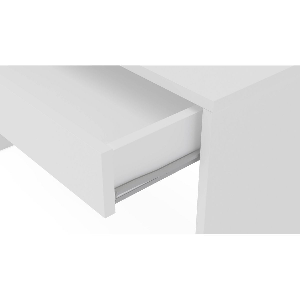 Lindoia 2 Drawer Writing Desk White