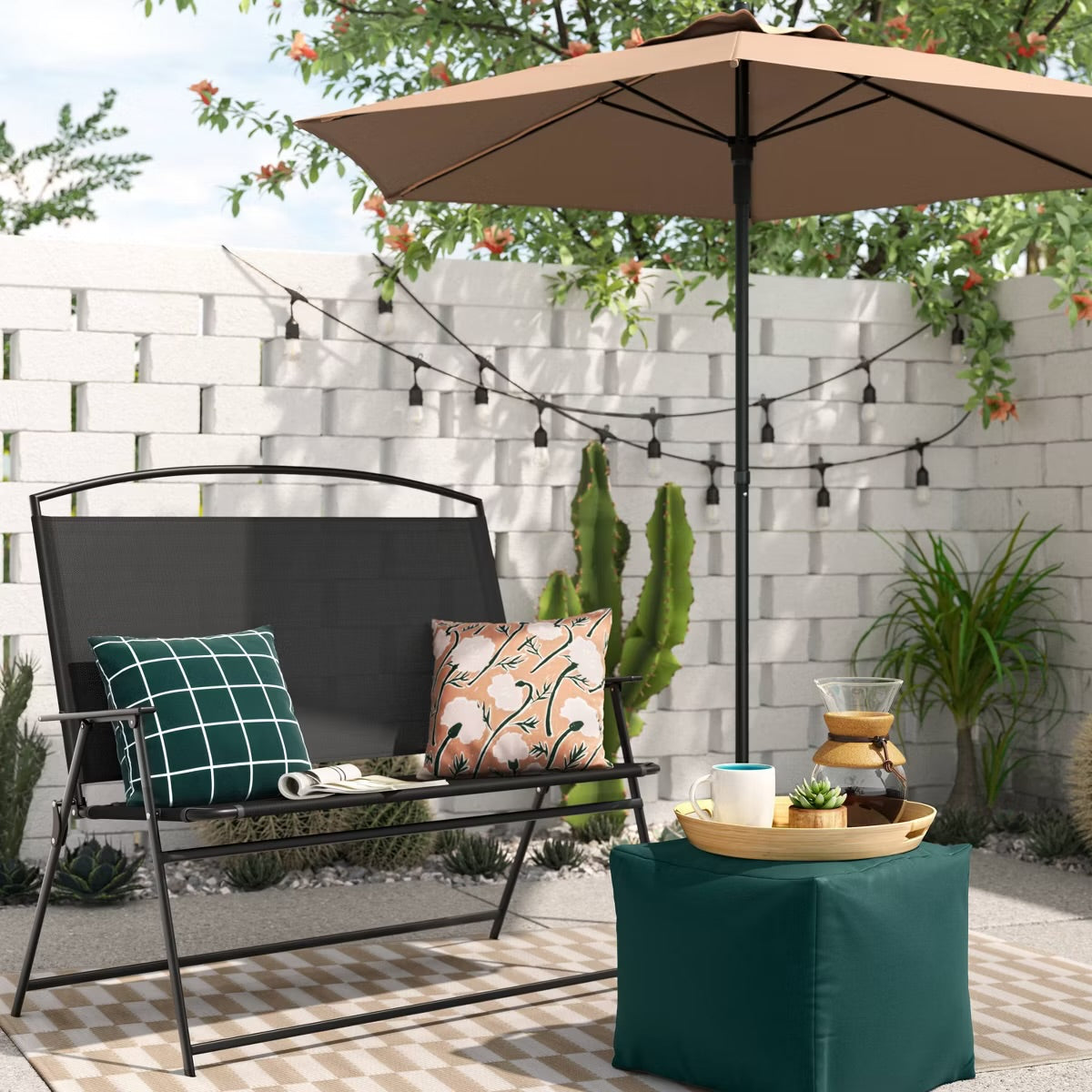 Outdoor Patio Pouf