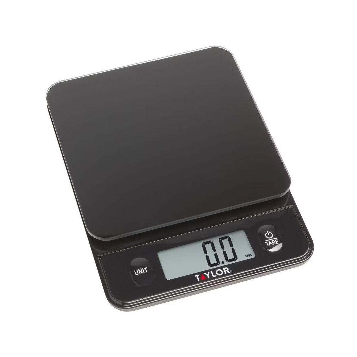 Taylor Digital Kitchen Glass Top 11lb Food Scale Black