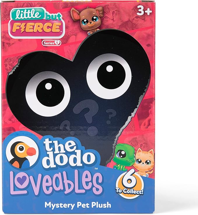 Dodo The Loveables Mystery Plush, Blind Box, Series 1, Animal Plush, Plush Collectible