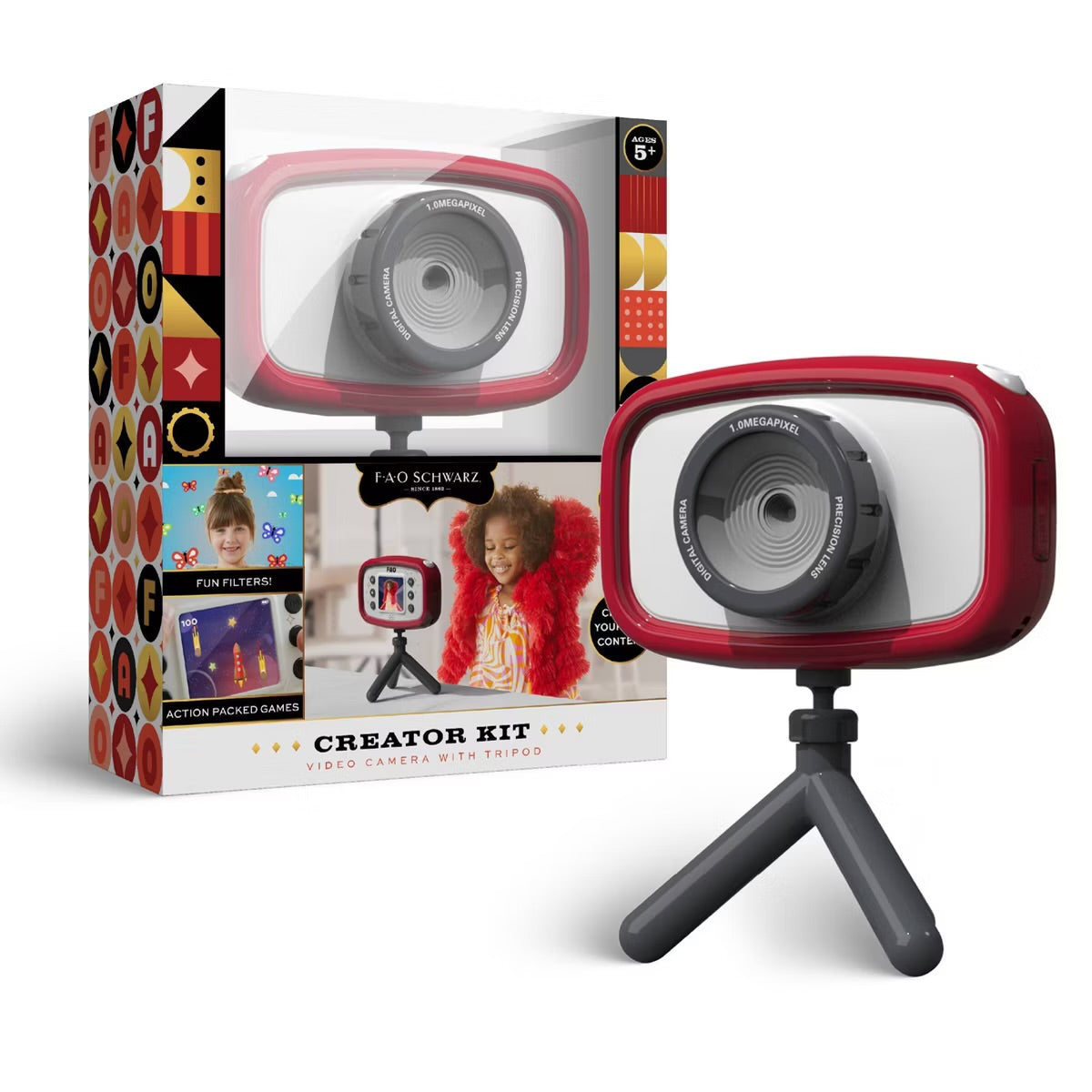 FAO Schwarz Creator Kit Video Camera with Tripod