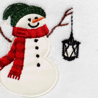 Avanti Linens Snowman Park 2-Pack Fingertip Towel Set