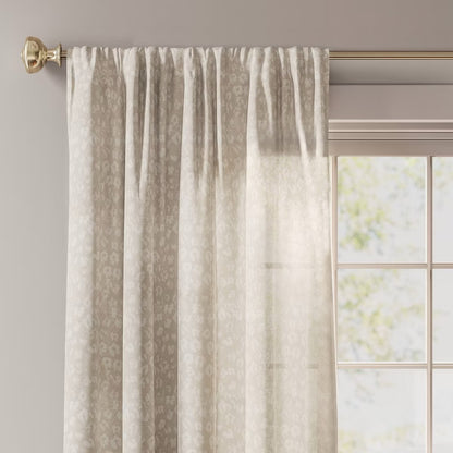 2 Pc 63"x54"Printed Farrah Light Filtering Curtain Panel - Threshold™