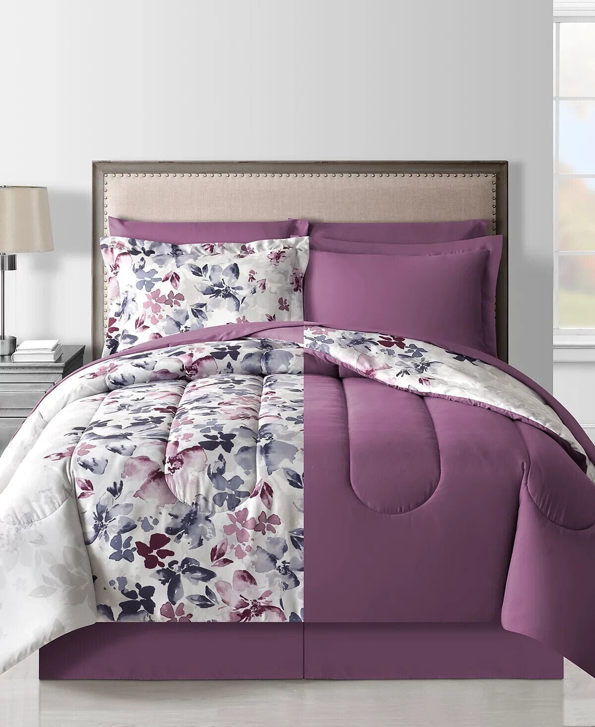 Queen Fairfield Square Collection Monica 8 Pc. Comforter Set