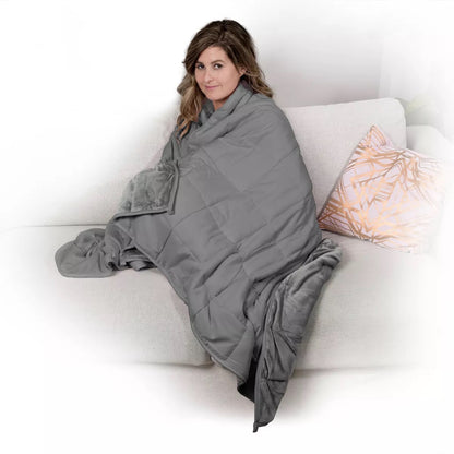 15 Lbs Ella Jayne Reversible Anti-Anxiety Weighted Blanket