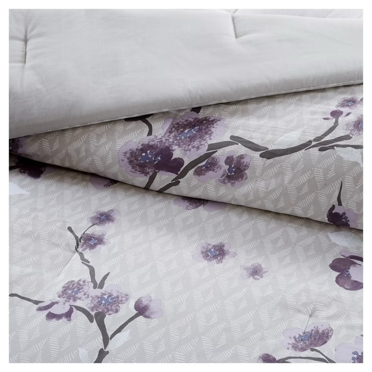 King/ King California  Sakura Cotton Duvet Cover Set 7pc