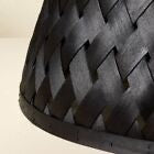 26" Wooden Lattice Woven Christmas Tree Collar Black - Hearth & Hand with