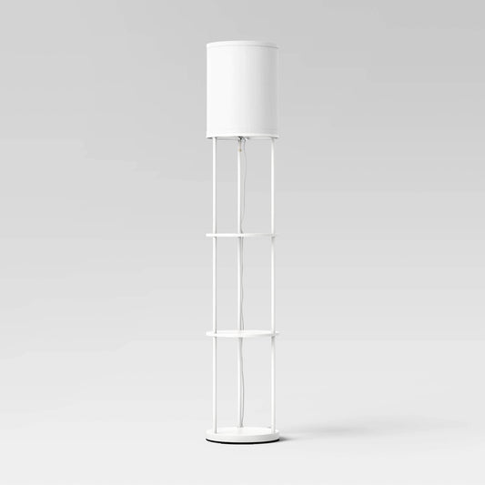 Shelf Floor Lamp White - Room Essentials™