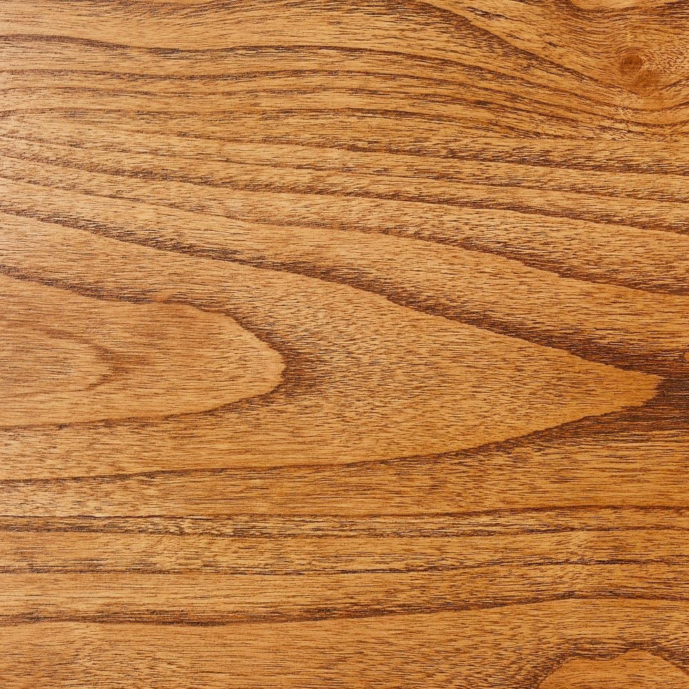 Wooden Round Pedestal Coffee Table - Aged Oak