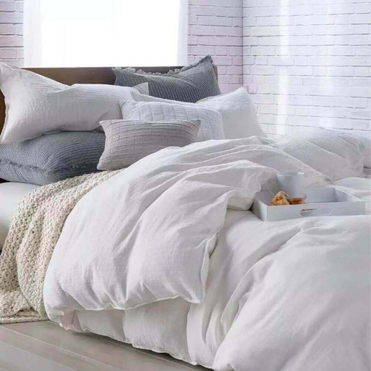 Full/Queen DKNY Donna Karan Pure Comfy Duvet Cover White