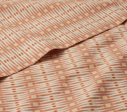 Twin Printed Cotton Percale Sheet Set