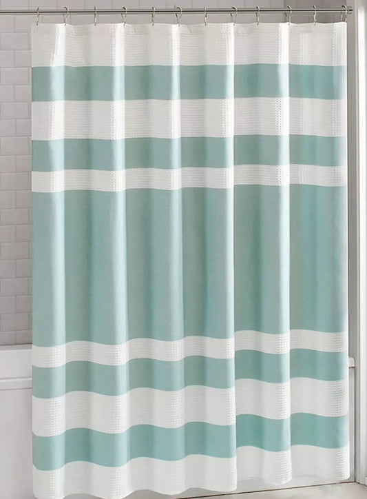 Madison Park Spa 3M Scotchgard Waffle-Weav Aqua 72X72