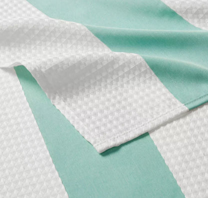 Madison Park Spa 3M Scotchgard Waffle-Weav Aqua 72X72