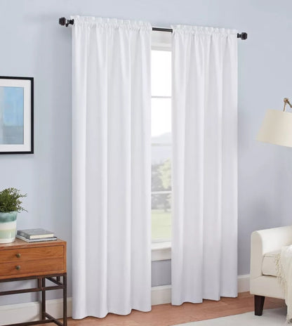 2pk 42" x 63" Blackout Braxton Thermaback Window Curtain Panel