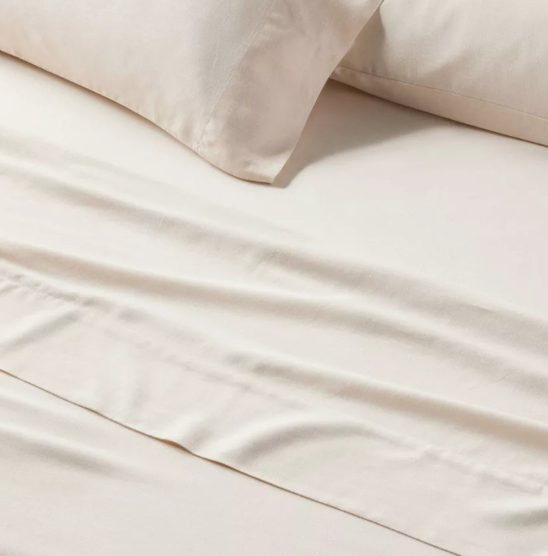 Full Linen Blend Flat Sheet - Casaluna