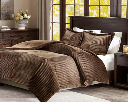 Full/Queen Madison Park Parker 3-Pc. Comfor Brown