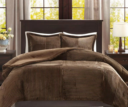 Full/Queen Madison Park Parker 3-Pc. Comfor Brown